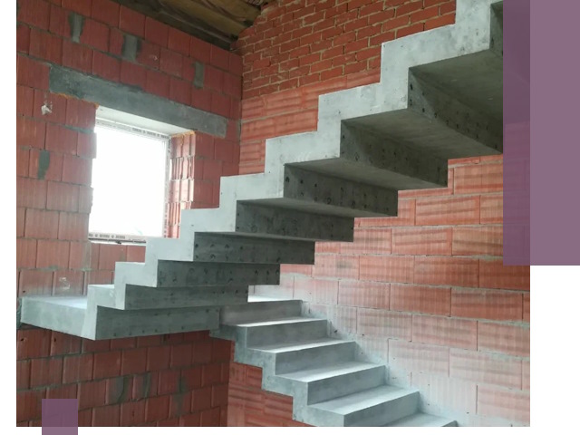 Бетонные лестницы под ключ в Дубне: монтаж, демонтаж, ремонт