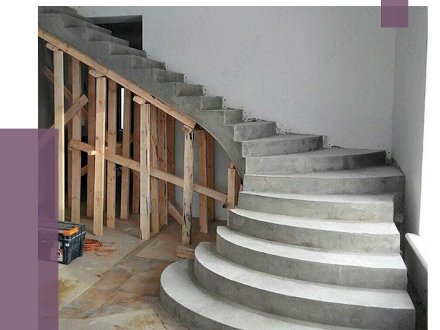 Изготовление бетонных лестниц под ключ в Дубне от 19908 руб. | ПРОЛЁТ-Дбн