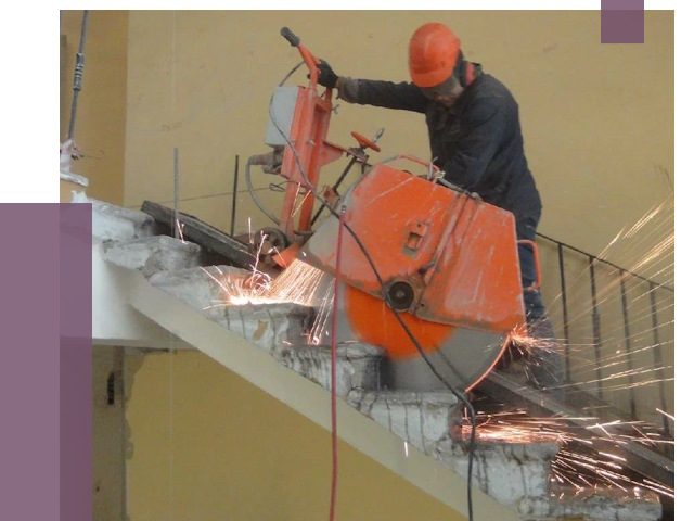 Демонтаж бетонных лестниц в Дубне от 4594 руб. за м2 | ПРОЛЁТ-Дбн