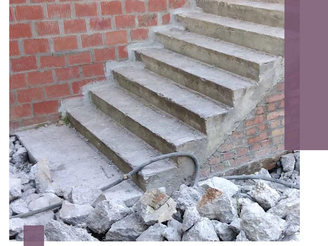 Демонтаж бетонных лестниц в Дубне: быстро и безопасно