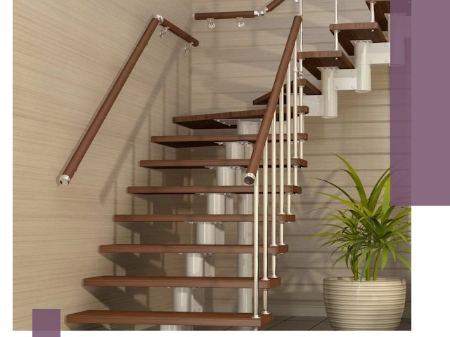 Изготовление модульных лестниц под ключ в Дубне