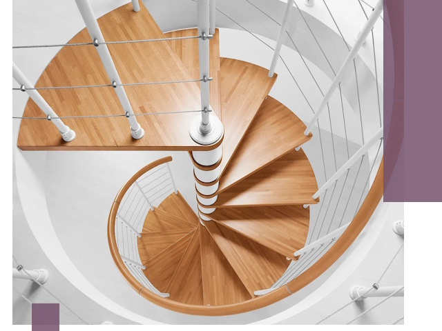 Изготовление винтовых лестниц под ключ в Дубне