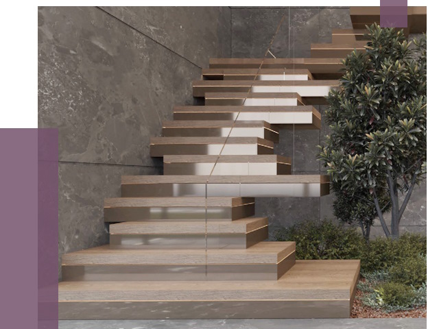 Современные лестницы в Дубне от 13782 руб. | ПРОЛЁТ-Дбн