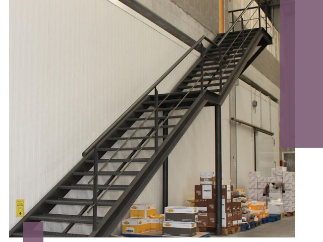 Лестницы для производства в Дубне — изготовление и монтаж
