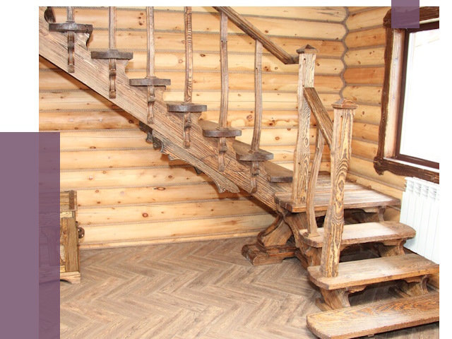 Лестницы в баню в Дубне от 19091 руб. — изготовление | ПРОЛЁТ-Дбн