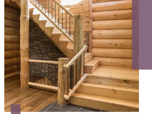 Лестницы в баню под заказ и профессиональный монтаж в Дубне