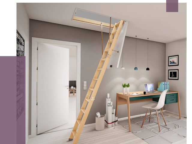 Чердачные лестницы в Дубне — от 14548 руб. | ПРОЛЁТ-Дбн