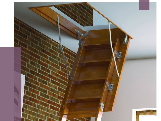 Установка чердачной лестницы в Дубне от 7810 руб. | ПРОЛЁТ-Дбн