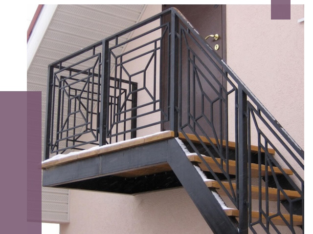 Металлические перила в Дубне от 4288 руб.  | ПРОЛЁТ-Дбн