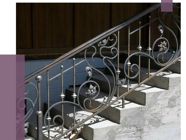 Кованые перила в Дубне от 8678 руб. под ключ — качество от ПРОЛЁТ-Дбн