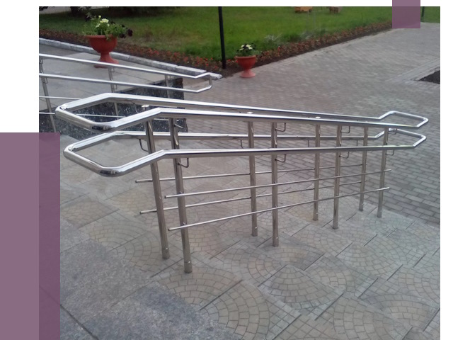 Перила для инвалидов в Дубне от 7575 руб. под ключ | ПРОЛЁТ-Дбн