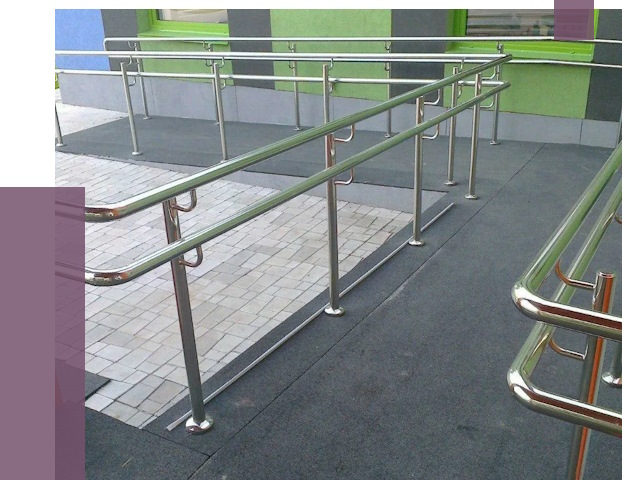 Ограждения пандусов в Дубне от 4339 руб. монтаж | ПРОЛЁТ-Дбн