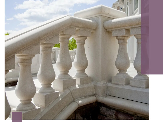 Балюстрады из металла и камня под ключ в Дубне