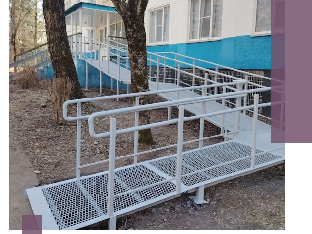 Пандусы под ключ в Дубне: изготовление, монтаж и демонтаж