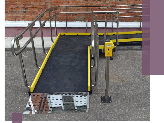 Изготовление наклонных пандусов для инвалидов в Дубне