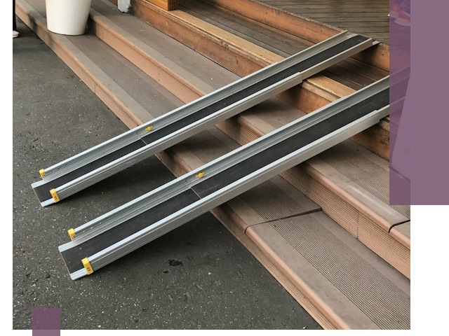 Телескопические пандусы под ключ в Дубне — изготовление и монтаж