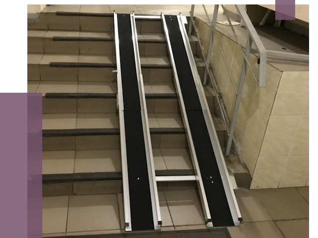 Установка пандуса в подъезд в Дубне от 7963 руб. под ключ | ПРОЛЁТ-Дбн