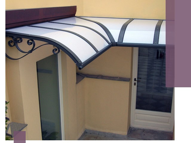 Монтаж козырьков любой сложности в Дубне под ключ