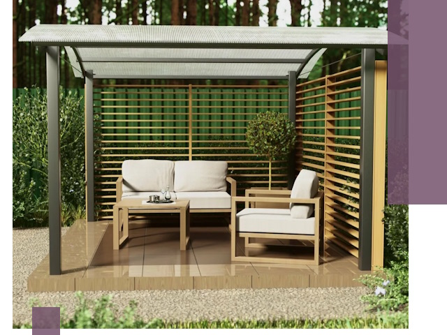 Навесы для дачи в Дубне: изготовление, монтаж и демонтаж