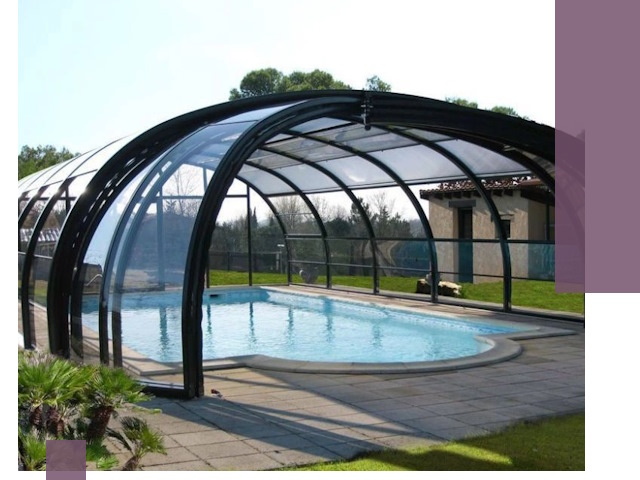 Навесы для бассейна в Дубне: изготовление и монтаж под ключ