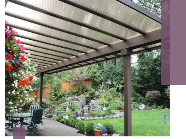 Навесы из поликарбоната под ключ в Дубне быстро и надёжно