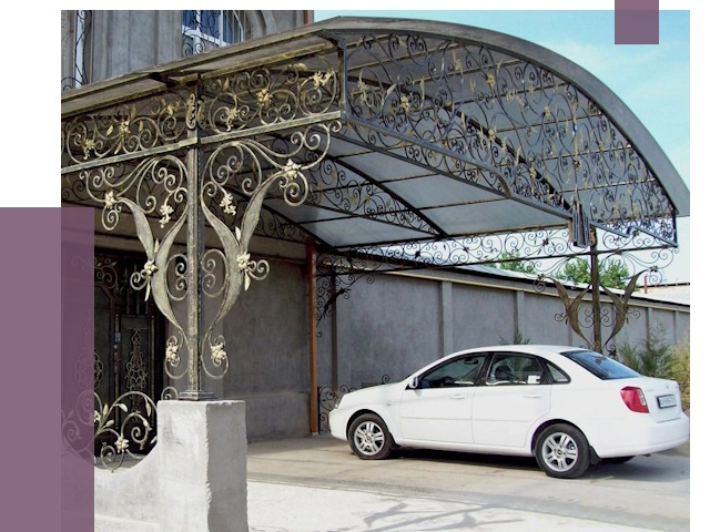 Кованые навесы в Дубне от 14548 руб. | ПРОЛЁТ-Дбн