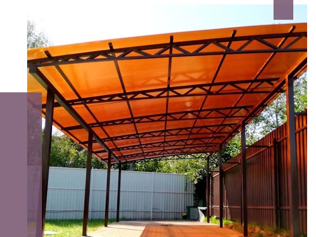 Односкатные навесы под ключ в Дубне от 13119 руб. 