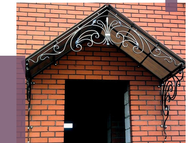 Металлические козырьки в Дубне от 10668 руб. 