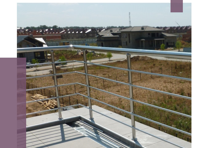 Парапеты из нержавеющей стали в Дубне от 7963 руб. за м² | ПРОЛЁТ-Дбн