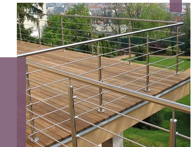 Алюминиевые парапеты в Дубне под ключ от 7759 руб. 