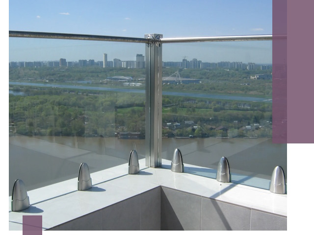 Стеклянные парапеты премиум класса в Дубне для домов и бизнесов