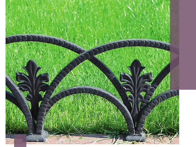 Декоративные металлические бордюры под ключ в Дубне