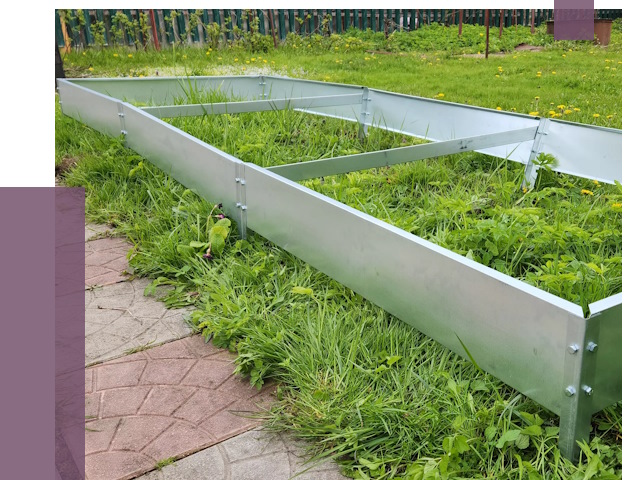 Металлические бордюры для грядок в Дубне от 1787 руб. 