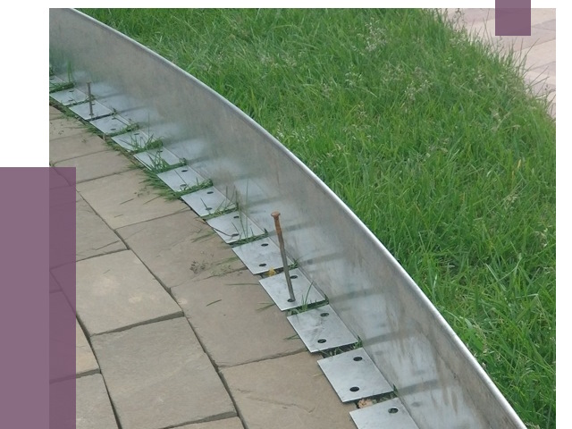 Металлические бордюры для тротуаров в Дубне от 8678 руб.