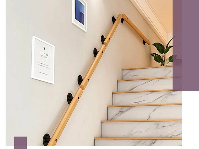 Поручни металлические и деревянные под ключ в Дубне