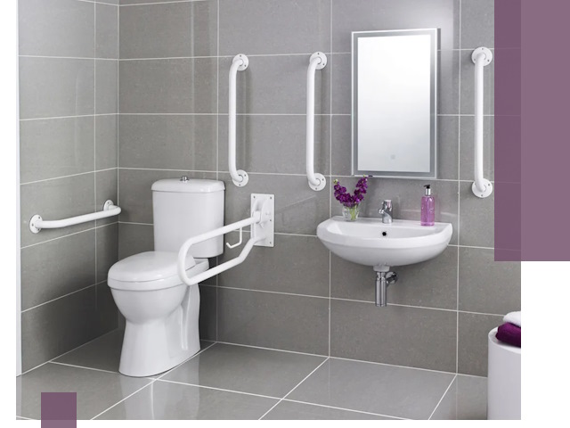 Поручни для санузлов в Дубне: установка, ремонт и монтаж